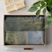 Jackson Hole Mountains und Fluss Seidenpapier (Geschenk)