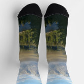 Jackson Hole Mountains und Fluss Socken (Oben)