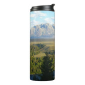 Jackson Hole Mountains und Fluss Thermosbecher (Nach links gedreht)