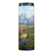 Jackson Hole Mountains und Fluss Thermosbecher (Rückseite)