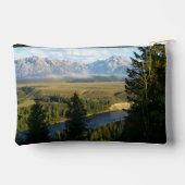 Jackson Hole Mountains und Fluss Zubehörtasche (Rückseite)