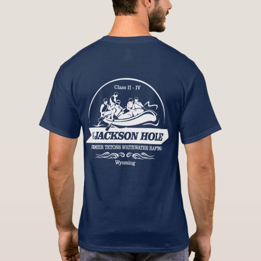 Jackson Hole (rafting2) T-Shirt (Rückseite)
