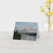 Jackson Hole River im Grand Teton Nationalpark Karte (Gelbe Blume)