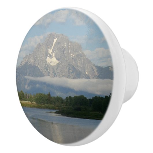 Jackson Hole River im Grand Teton Nationalpark Keramikknauf (Rechts)