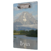 Jackson Hole River im Grand Teton Nationalpark Klemmbrett (Links)