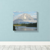 Jackson Hole River im Grand Teton Nationalpark Leinwanddruck (Insitu (Holzboden))