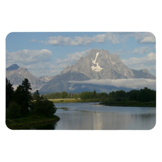 Jackson Hole River im Grand Teton Nationalpark Magnet (Horizontal)