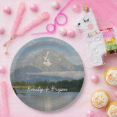 Jackson Hole River im Grand Teton Nationalpark Pappteller (Party)