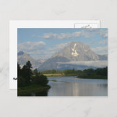 Jackson Hole River im Grand Teton Nationalpark Postkarte (Vorne/Hinten)