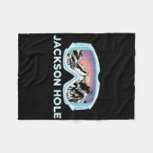 Jackson Hole Ski Design Jackson Hole Fleecedecke (Vorderseite (Horizontal))
