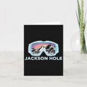 Jackson Hole Ski Design Jackson Hole Karte (Vorderseite)