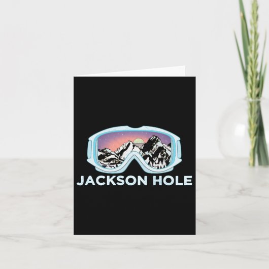 Jackson Hole Ski Design Jackson Hole Karte (Vorderseite)