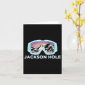 Jackson Hole Ski Design Jackson Hole Karte (Gelbe Blume)