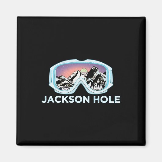 Jackson Hole Ski Design Jackson Hole Magnet (Vorne)