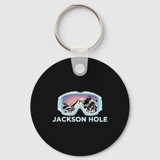 Jackson Hole Ski Design Jackson Hole Schlüsselanhänger (Vorderseite)