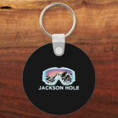 Jackson Hole Ski Design Jackson Hole Schlüsselanhänger (Vorderseite)