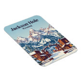 Jackson Hole USA Magnet (Rechte Seite)