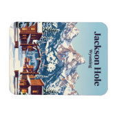 Jackson Hole USA Magnet (Horizontal)
