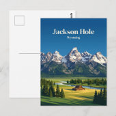 Jackson Hole USA Postkarte (Vorne/Hinten)