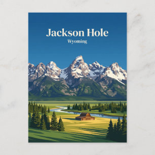 Jackson Hole USA Postkarte