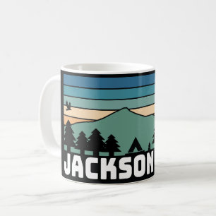 Jackson Hole WY Aufkleber Tasse