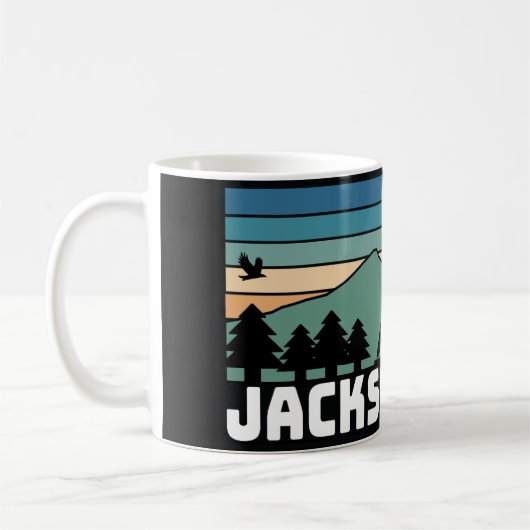 Jackson Hole WY Decal  Mug Kaffeetasse (Links)