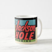 Jackson Hole WY Wildlife-Tasse Kaffeetasse (VorderseiteRechts)