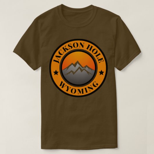 Jackson Hole Wyoming 6 T-Shirt (Design vorne)