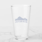 Jackson Hole Wyoming Bitte Glas (Rückseite)