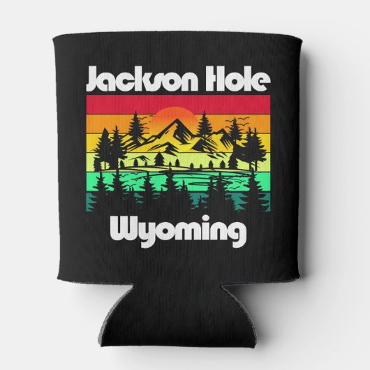 Jackson Hole Wyoming Dosenkühler (Rückseite)