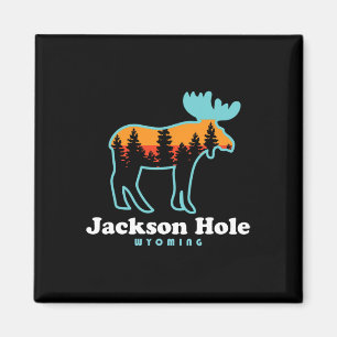 Jackson Hole Wyoming Elchberge Grand Tetons Magnet