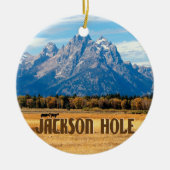 Jackson Hole Wyoming Keramik Ornament (Vorne)