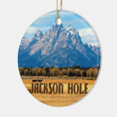 Jackson Hole Wyoming Keramik Ornament (Links)