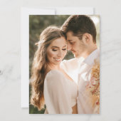 Jackson Hole Wyoming Landscape Wedding Photo Save The Date (Rückseite)