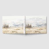 Jackson Hole Wyoming Landschaft Probeessen Gästebuch (Voll)
