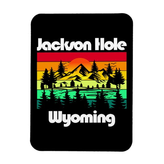 Jackson Hole Wyoming Magnet (Vertikal)