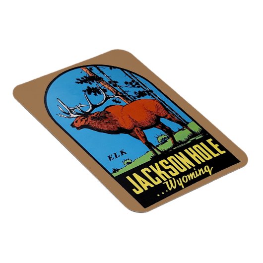 Jackson Hole, Wyoming Magnet (Rechte Seite)