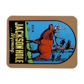 Jackson Hole, Wyoming Magnet (Horizontal)