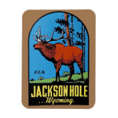 Jackson Hole, Wyoming Magnet (Vertikal)