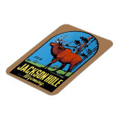 Jackson Hole, Wyoming Magnet (Linke Seite)
