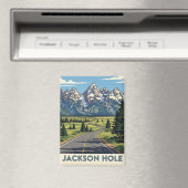 Jackson Hole Wyoming Magnet (In Situ (Geschirrspüler))