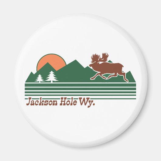Jackson Hole Wyoming Magnet (Vorne)