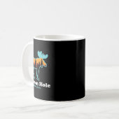 Jackson Hole Wyoming Moose Mountains Grand Tetons  Kaffeetasse (Vorderseite Links)