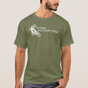 Jackson Hole Wyoming Mountainbike fahren T-Shirt
