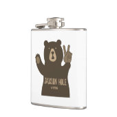 Jackson Hole Wyoming Peace Bar Flachmann (Links)