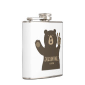 Jackson Hole Wyoming Peace Bar Flachmann (Rechts)