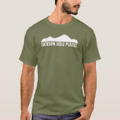 Jackson Hole Wyoming Please T-Shirt (Vorderseite)