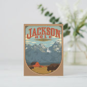 Jackson Hole Wyoming Postcard Postkarte (Stehend Vorderseite)