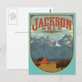 Jackson Hole Wyoming Postkarte (Vorne/Hinten)