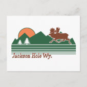 Jackson Hole Wyoming Postkarte (Vorderseite)